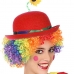 Chapeau de clown Rouge Multicouleur