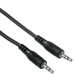 Аудио кабел с жак (3,5 mm) към 2 RCA кабел Hama Technics HQ (1,5 m)