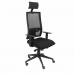 Καρέκλα γραφείου με κεφαλάρι Horna bali P&C BALI840 Μαύρο