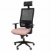 Cadeira de escritório com apoio para a cabeça Horna bali P&C BALI710 Cor de Rosa Rosa Claro