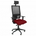 Cadeira de escritório com apoio para a cabeça Horna bali P&C BALI933 Vermelho Grená