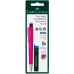 Pencil Lead Holder Faber-Castell Grip  Matic Pink 0,7 mm (5 Units)