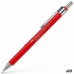 Stiftholder Faber-Castell Tk-Fine 2317 Rød 0,7 mm (10 enheder)