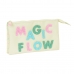 Hármas tolltartó Glow Lab Magic flow Bézs szín 22 x 12 x 3 cm