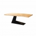 Jedálenský stôl DKD Home Decor Čierna Prírodná Kov Agátové drevo 200 x 100 x 76 cm