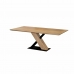 Dining Table DKD Home Decor Natural Metal Acacia 200 x 100 x 76 cm