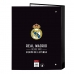 Carpeta de anillas Real Madrid C.F. Corporativa Negro A4 (26.5 x 33 x 4 cm)