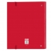 Krúžkové zakladače Safta Rojo Červená (27 x 32 x 3.5 cm)