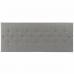 Čelo postele DKD Home Decor Sivá Polyester Drevo (160 x 7 x 65 cm)