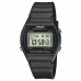 Unisex Watch Casio W-202-1AVEF Digital Black