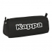 Школьный пенал Kappa Black Чёрный (21 x 8 x 7 cm)