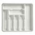 Evőeszköz szervező Fehér Műanyag (39 x 4,5 x 42,5 cm) (15 egység)