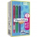 Długopis żelowy Paper Mate Inkjoy TK12 Kolor Zielony Fioletowy Różowy 0,7 mm (12 Sztuk)