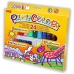Conjunto de pintura Playcolor Basic Metallic Fluor Multicolor 24 Peças