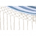 Šūpuļtīkls DKD Home Decor Strīpas Zils Balts (200 x 100 x 5 cm)