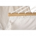 Amaca DKD Home Decor Bianco Rovere Frange (280 x 100 x 5 cm)