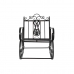 Šūpuļkrēsls DKD Home Decor Melns Metāls Alumīnijs 63 x 89 x 92 cm