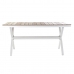 Spisebord DKD Home Decor Udvendig Harpiks Aluminium 200 x 90 x 75 cm