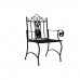 Záhradná stolička DKD Home Decor Czarny Metal (63,5 x 52 x 98 cm)