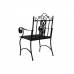 Garden chair DKD Home Decor Black Metal (63,5 x 52 x 98 cm)
