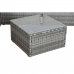 Kerti kanapé DKD Home Decor Alumínium Kristály szintetikus rattan 195 x 130 x 62 cm