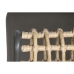 Bordsett med 3 Lenestoler DKD Home Decor Brun Aluminium syntetisk rotting 144 x 67 x 74 cm
