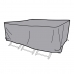 Ochranné puzdro DKD Home Decor Stôl Čierna Aluminium Tmavo-sivá (200 x 130 x 60 cm)
