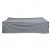 Funda Protectora DKD Home Decor Mesa Negro Aluminio Gris oscuro (240 x 130 x 60 cm)