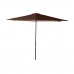 Umbrelă de soare DKD Home Decor Rjava Jeklo (270 x 270 x 250 cm)
