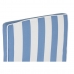 Almofada para Espreguiçadeira DKD Home Decor Cama de Rede Branco Azul celeste 190 x 60 x 5 cm