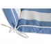 Almofada para Espreguiçadeira DKD Home Decor Cama de Rede Branco Azul celeste 190 x 60 x 5 cm