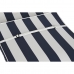 Almofada para Espreguiçadeira DKD Home Decor Cama de Rede Branco Azul Marinho 190 x 60 x 5 cm