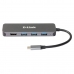 Hub USB D-Link DUB-2333 Cinzento 60 W