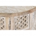 Tavolo aggiuntivo DKD Home Decor Bianco Marrone Legno di mango 53 x 53 x 53 cm