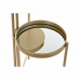 Prateleiras DKD Home Decor Dourado Metal Espelho 49,5 x 49,5 x 80 cm