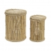 Set di Cesti DKD Home Decor Naturale Bambù Corda 44 x 44 x 60 cm