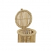 Set of Baskets DKD Home Decor Natural Bamboo Rope 44 x 44 x 60 cm