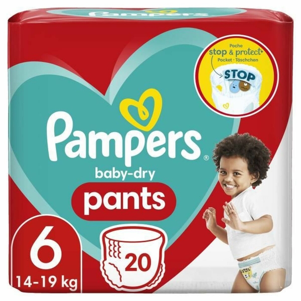 Pañales Desechables Pampers Baby-Dry 6 6 Años | Comprar a precio al por
