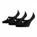 Kotníkové športové ponožky Puma Čierna 3 párov