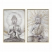 Maleri DKD Home Decor Buddha Orientalsk 80 x 4 x 120 cm (2 enheder)