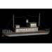 Okrasna Figura DKD Home Decor Naraven Bela Mornar Barco (59 x 10 x 26 cm)