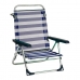 Beach Chair Alco 1 Aluminium Multi-position Foldable 79,5 x 59,5 x 56 cm (79,5 x 59,5 x 56 cm)