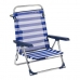 Cadeira de Praia Alco 1 Alumínio Múltiplas posições Dobrável 79,5 x 59,5 x 56 cm (79,5 x 59,5 x 56 cm)