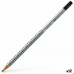 Pencil with Eraser Faber-Castell Grip 2001 Ecological Grey HB (12 Units)
