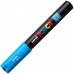Marker pen/felt-tip pen POSCA PC-1M Blue Light Blue (6 Units)