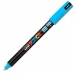 Felt-tip pens POSCA PC-1MR Blue Light Blue (6 Units)