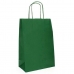 Papirnata vreča Fama Temno zelena Z ročaji 31 x 11 x 42 cm (25 kosov)