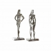 Dekorativ Figur DKD Home Decor 8424001856480 23 x 13 x 62 cm Sølv (2 enheter)
