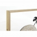 Seinakaunistus DKD Home Decor Must Jalgratas Metall Puit MDF (80 x 2.5 x 40 cm) (2 pcs)