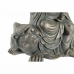 Koristehahmo DKD Home Decor 38 x 25 x 43 cm Musta Kullattu Buddha Tumman harmaa Itämainen Moderni